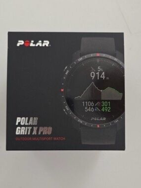 POLAR Grit X Pro Outdoor Multisport Watch - Black size M/L